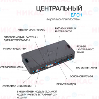 Автосигнализация StarLine A93 v2 2CAN+2LIN GSM ECO